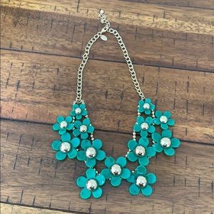 Costume necklace flowers (Kate spade jcrew style)